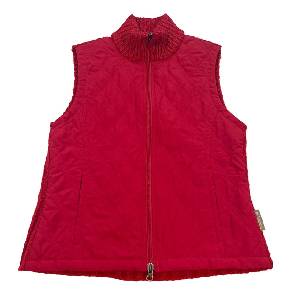 Columbia Red Vest Womens Size M